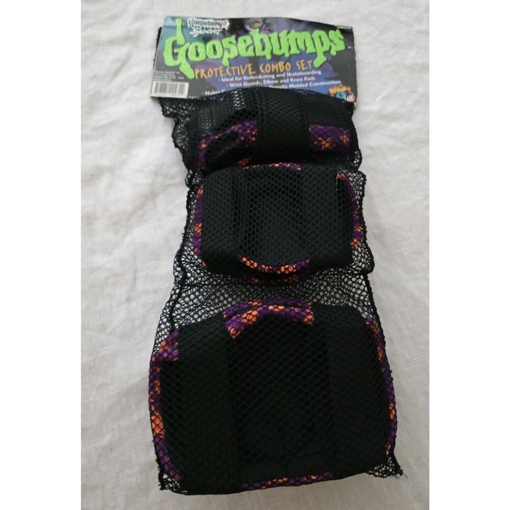 Vintage 1990s GOOSEBUMPS Sport Skateboard Pads Set R.L. Stine New Sealed Rare - Picture 10 of 10